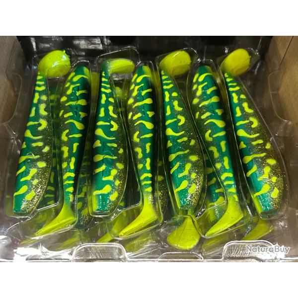 Lot 5 leurres Fox Rage Zander Pro Shad 12cm Sexy Pike