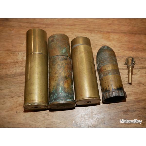 Lot de briquets de tranch�es � restaurer
