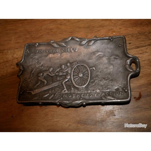 Vide poche avec un canon de 75mm "un vrai poilu, le 75 en action"