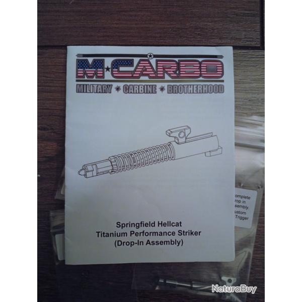 Percuteur Springfield Hellcat Titanium Performance MCARBO