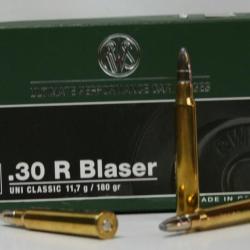 MUNITIONS RWS UNI 180GR CAL. 30R X 20