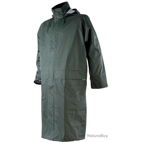 Manteau de pluie long imperm�able kaki TREELAND