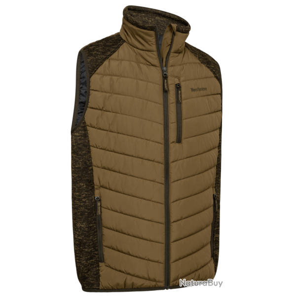 Gilet matelass� et tricot Moor butternut DEERHUNTER