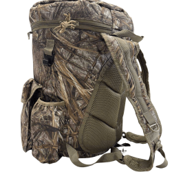 Sac &agrave; dos si&egrave;ge seau de poste rotatif camouflage roseaux