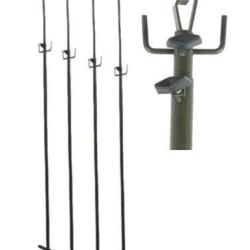 Pack de 4 piquets verticaux pour aff&ucirc;t r&eacute;glable