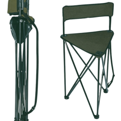 Si&egrave;ge pliant vert avec dossier