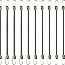 Lot de 10 Tendeurs &eacute;lastiques &agrave; crochets