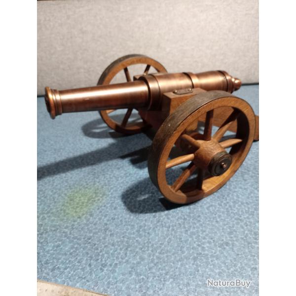 KWJNH Mini canon d'artillerie en acier inoxydable avec cible, modèle de lanceur de pétard pour artisanat, collection de modèles militaires, cadeaux, ornements de bureau