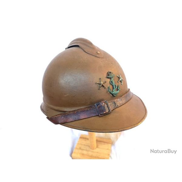 Casque Adrian mod�le 15 moutarde g�n�ral de brigade