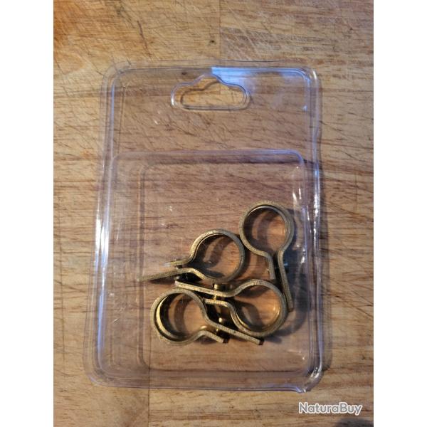 Lot de 4 bagues laiton pour oie diamtre 16 mm