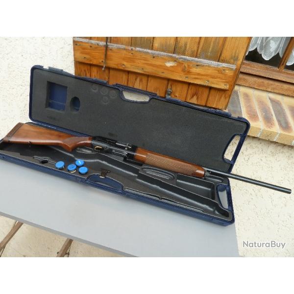 FUSIL SEMI-AUTO BERETTA A 304 SILVER LARK - CALIBRE 12/70 AVEC SA MALLETTE ET SES 5 CHOKES