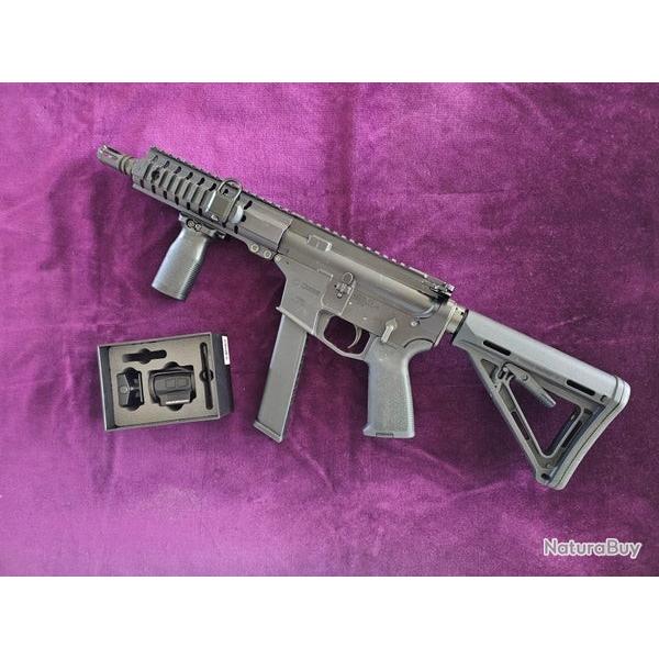 Carabine occasion CMMG, BANSHEE, MKGS, Calibre 9x19, Holosun SCRS NEUF, Cat�gorie B