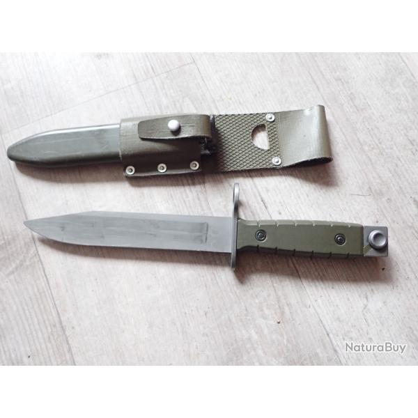 BAIONNETTE SUISSE pour FASS 90 - Peut servir de dague de chasse