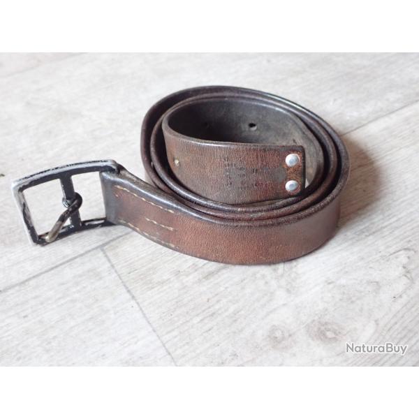 1967 Ceinturon, ceinture pour �tui pistolet Suisse / porte fourreau baionnette Rubin Schmidt.