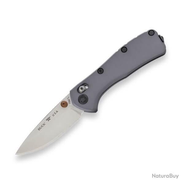 Couteau pliant Buck "Mini Range Elite" 0790GYS gris