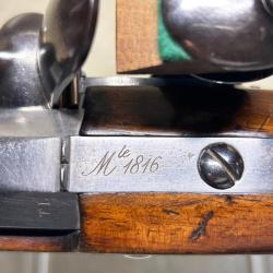 Exceptionnel pistolet &agrave; silex d'officier en excellent &eacute;tat - mod&egrave;le 1816