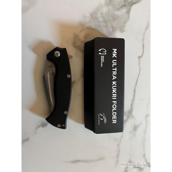 MK ULTRA KUKRI FOLDER COUTEAU PLIANT DOUG MARCAIDA JASON KNIGHT
