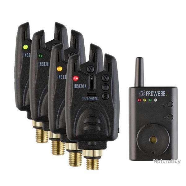 Coffret 4 d�tecteurs Carpe PROWESS INSEDIA C avec centrale