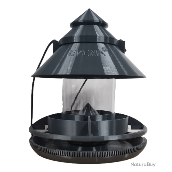 Mangeoire C�leste �volution - L'harmonie du confort et de la propret� pour vos oiseaux exotiques Gri