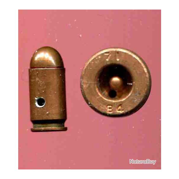 9 x 18 Makarov - inerte de manipulation production Chine Populaire usine N�71  - mmarquage : 71 84