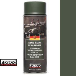 Bombe peinture militaire camouflage r&eacute;sistante DDR Green - Fosco