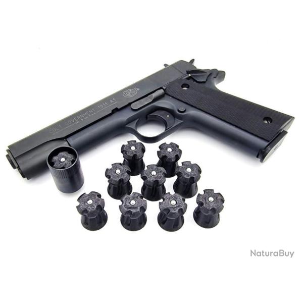 5 Ogives Impactor blind� pour 8 et 9 mm PAK Calibre 68