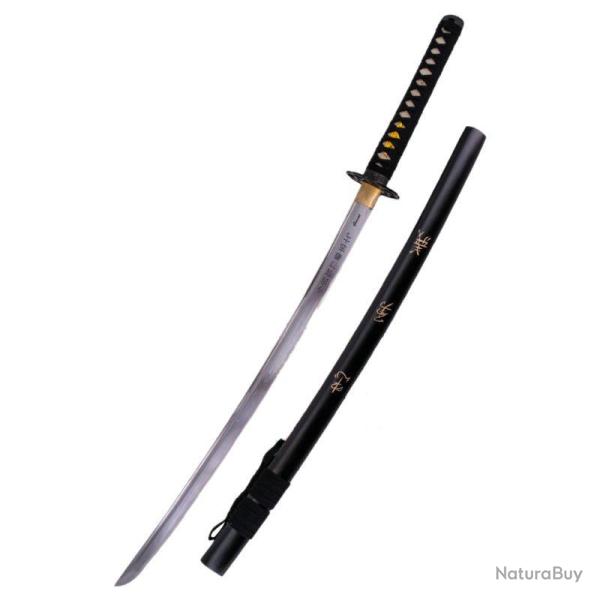 KATANA LAME ACIER TRANCHANT MOTIFS SAMOURAI
