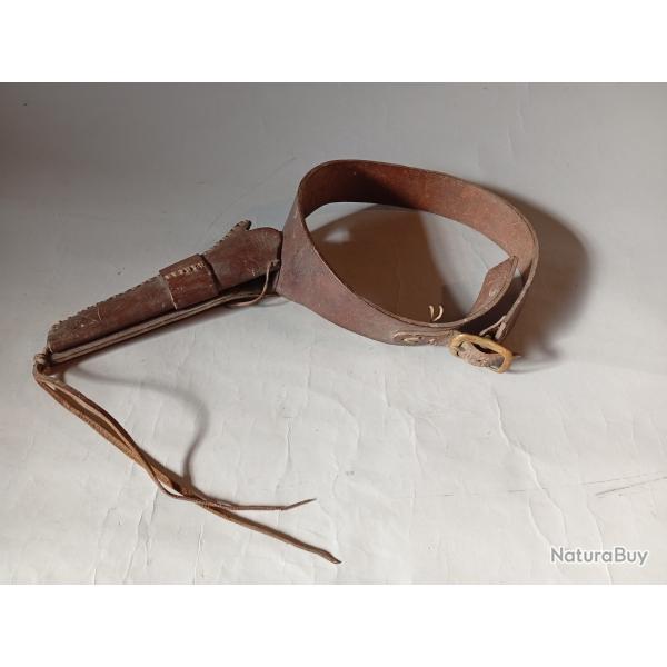 Authentique ceinturon holster du 19eme si�cle farwest