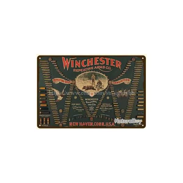 Plaque d�corative vintage L winchester LIVRAISON GRATUITE