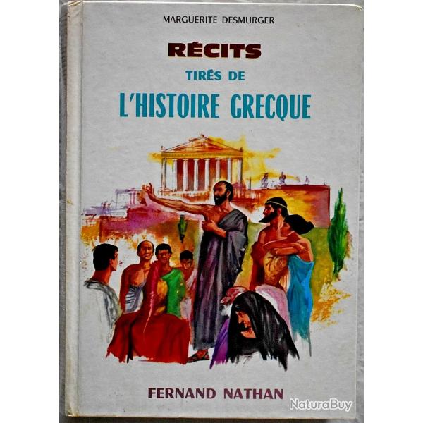 Rcits tirs de l'histoire grecque - Marguerite Desmurger - 1971