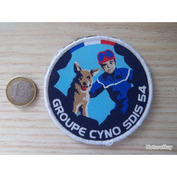 cusson pompier Meurthe-et-Moselle groupe cynophile insigne collection