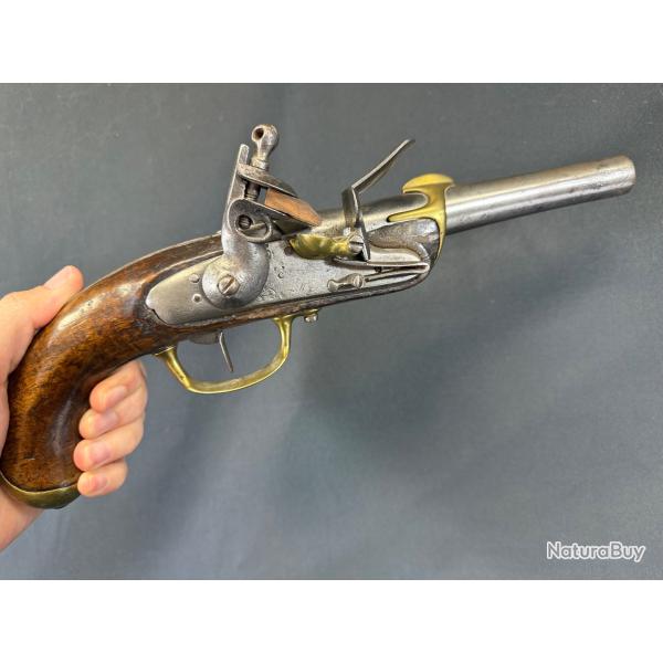 PISTOLET A SILEX DE MARINE MODLE 1779 1er type