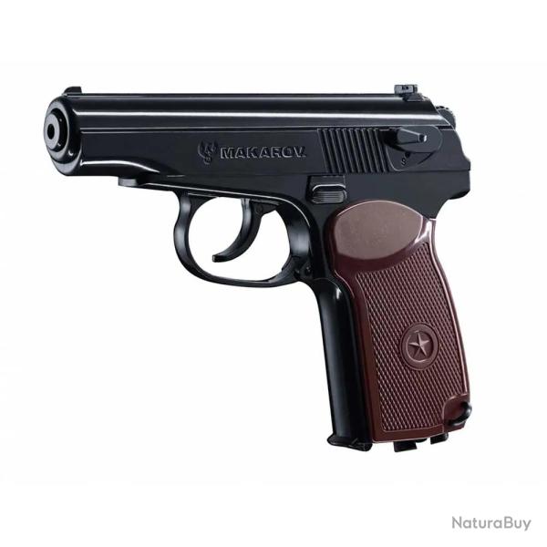 Pistolet CO2 Makarov 18 coups cal. BB/4.5mm 3J 118m/s