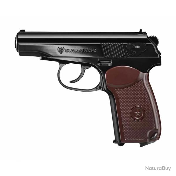 Pistolet CO2 Makarov 18 coups cal. BB/4.5mm 3J 118m/s