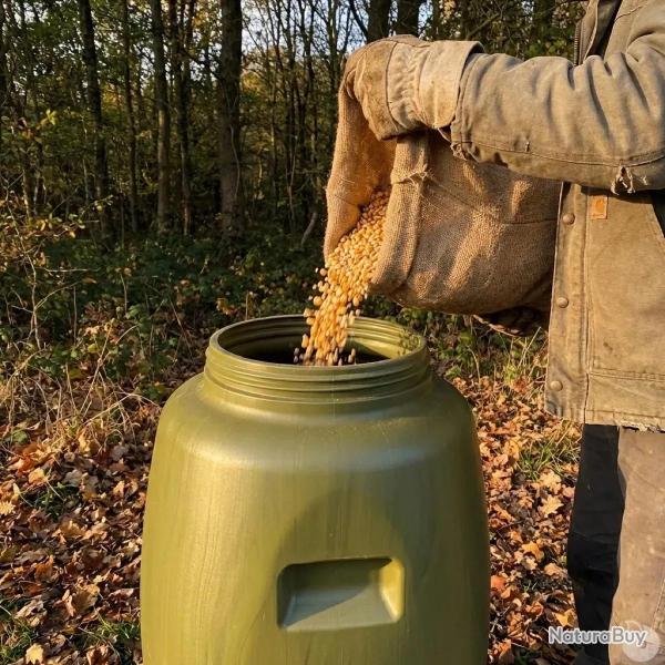 Bidon agrainage ou r�serve d'eau 60 litres, diam�tre 34cm hauteur 67cm