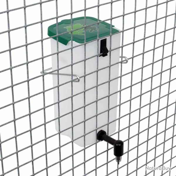 Abreuvoir lapin pipette 1L fixation clip Olba