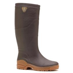 Bottes Rouchette Optimum r&eacute;sistantes lisier et hydrocarbures marron