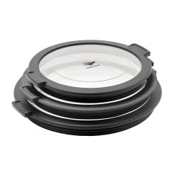 Couvercles Herm&eacute;tiques Pradel France lot de 3