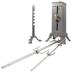 Tournebroche 2 broches 25 W cuisson volailles et gibiers 20 kg de viandes
