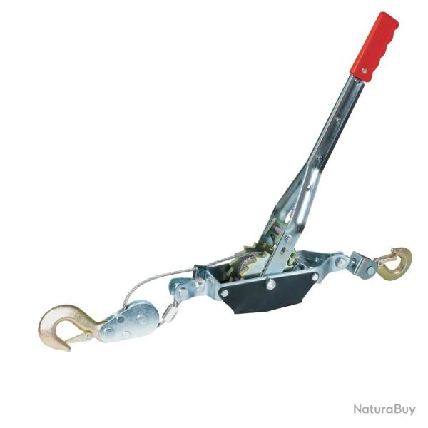 Treuil manuel 2T c�ble en acier � 5 mm x 2,2 m