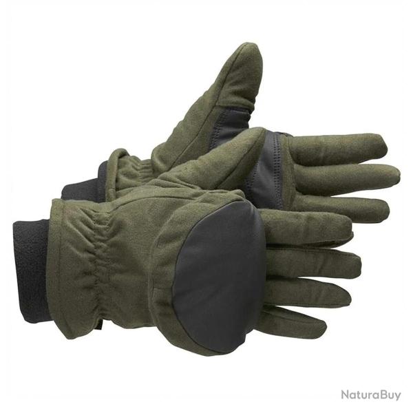 Gants moufles capuchon amovible thinsulate polyester kaki S � 2XL