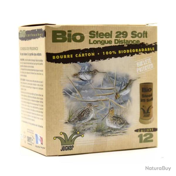 Boite de 25 Cartouches Bio Steel bourre biodgradable 29 g 12/70 4