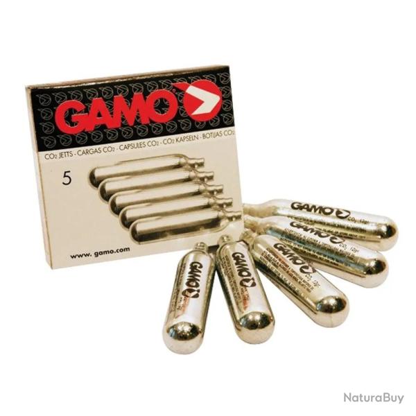 Recharges CO2 12gr GAMO (lot de 5)