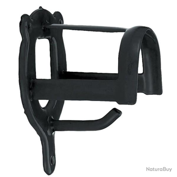 Porte-bridon en mtal noir
