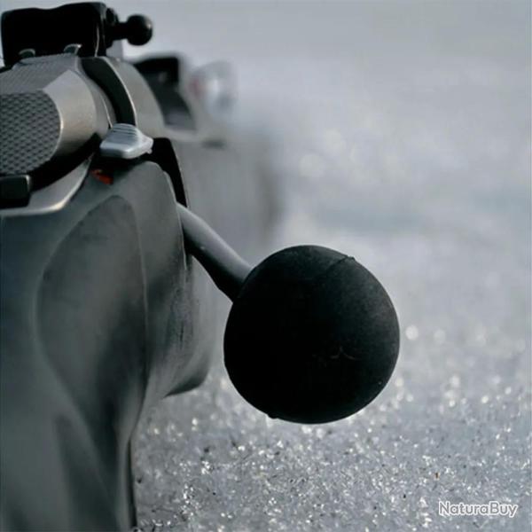 Bouton en caoutchouc pour levier de culasse