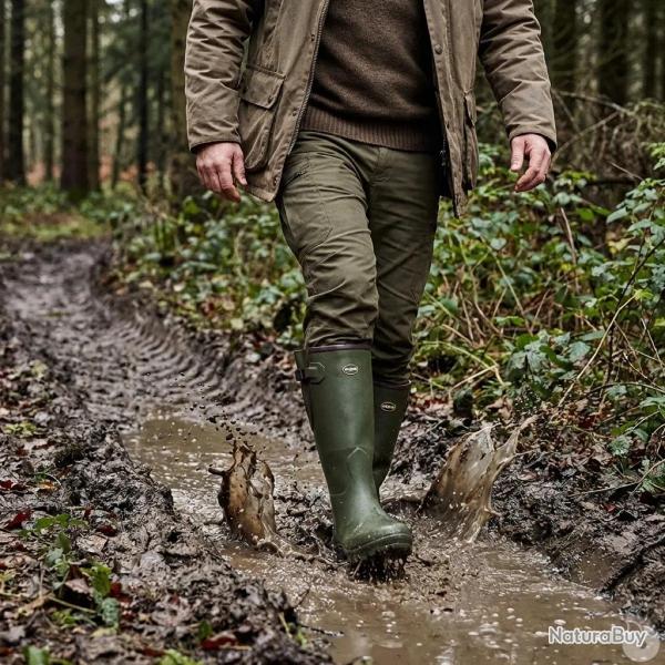 Bottes Pioneer Nord Hunting Green isolation caoutchouc 40 � 46 40