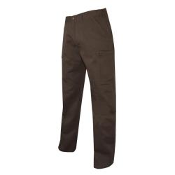 Pantalon multipoche LMA&reg; marron &agrave; 60