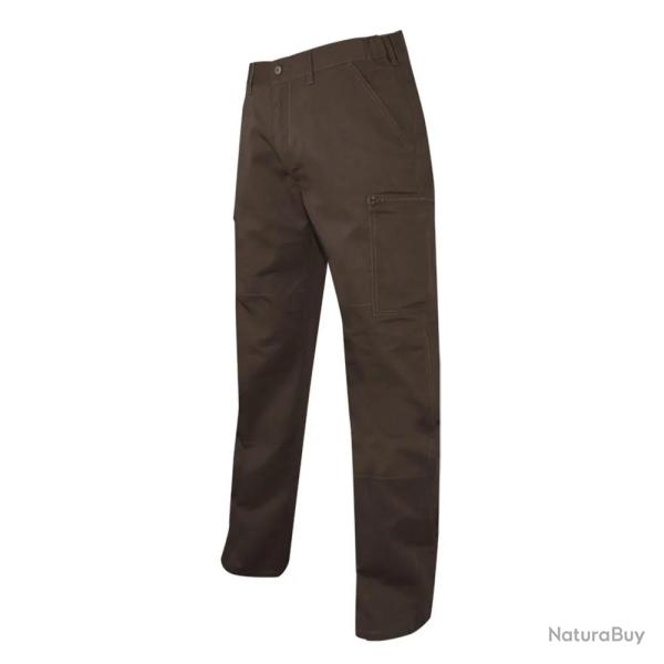 Pantalon multipoche LMA� marron � 60