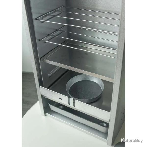 Fumoir viande et poisson 120 cm porte coulissante Acier inoxydable