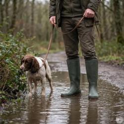 Bottes de Chasse Cyclone antid&eacute;rapantes PVC Kaki 40 &agrave; 46